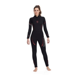 DynamicNord  Fullsuit Women 5Mm Sl-52 Black/Red - Lt