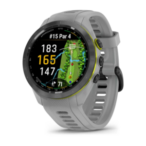 Garmin Approach S70 -42 Mm - Black Ceramic Bezel With Powder Gray Silicone Band