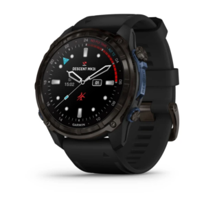 Garmin Descent Mk3I - 43 Mm Carbon Grey Dlc Titanium With Black Band