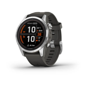 Garmin Fenix 7S Pro - Solar Edition- Silver With Graphite Band