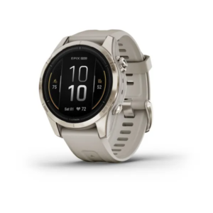 Garmin Epix Pro (Gen 2) Sapphire Edition- 42Mm -Soft Gold With Light Sand Silicone Band