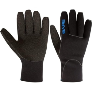 Bare Gloves 3Mm K- Palm Black- Xs