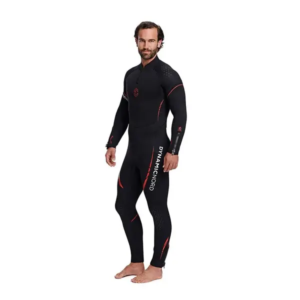DynamicNord  FULLSUIT MEN WITH HOOD 5MM SL-51-H BLACK/RED - 3XL