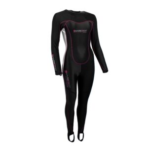 Sharkskin Wetsuit Chillproof Rear Zip Suit Womens Black - 18