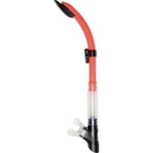 Bare Snorkel Semi Dry Flex Red