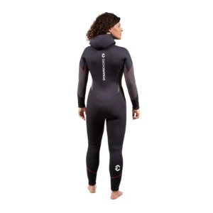 DynamicNord Se-52-H Full Suit Women Hood 5Mm Black/Grey - Xs