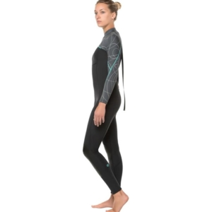 BARE WETSUIT 3/2MM ELATE FULL WOMENS, GREY - 12