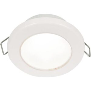 Hella Marine Led Downlight Euroled75 12V White Red Spring Mount - White Plastic Rim