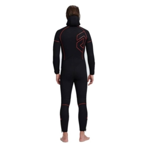 DynamicNord  FULLSUIT MEN WITH HOOD 5MM SL-51-H BLACK/RED - S