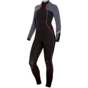 BARE WETSUIT 3/2MM NIXIE ULTRA FULL, WOMENS, GREY HEATHER - 08