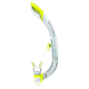 OCEANIC SNORKEL ULTRA DRY 2  CLEAR/YELLOW